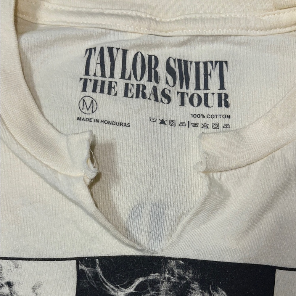 Taylor Swift Cream The Eras Tour Photo Collage Tee - Picture 2 of 7